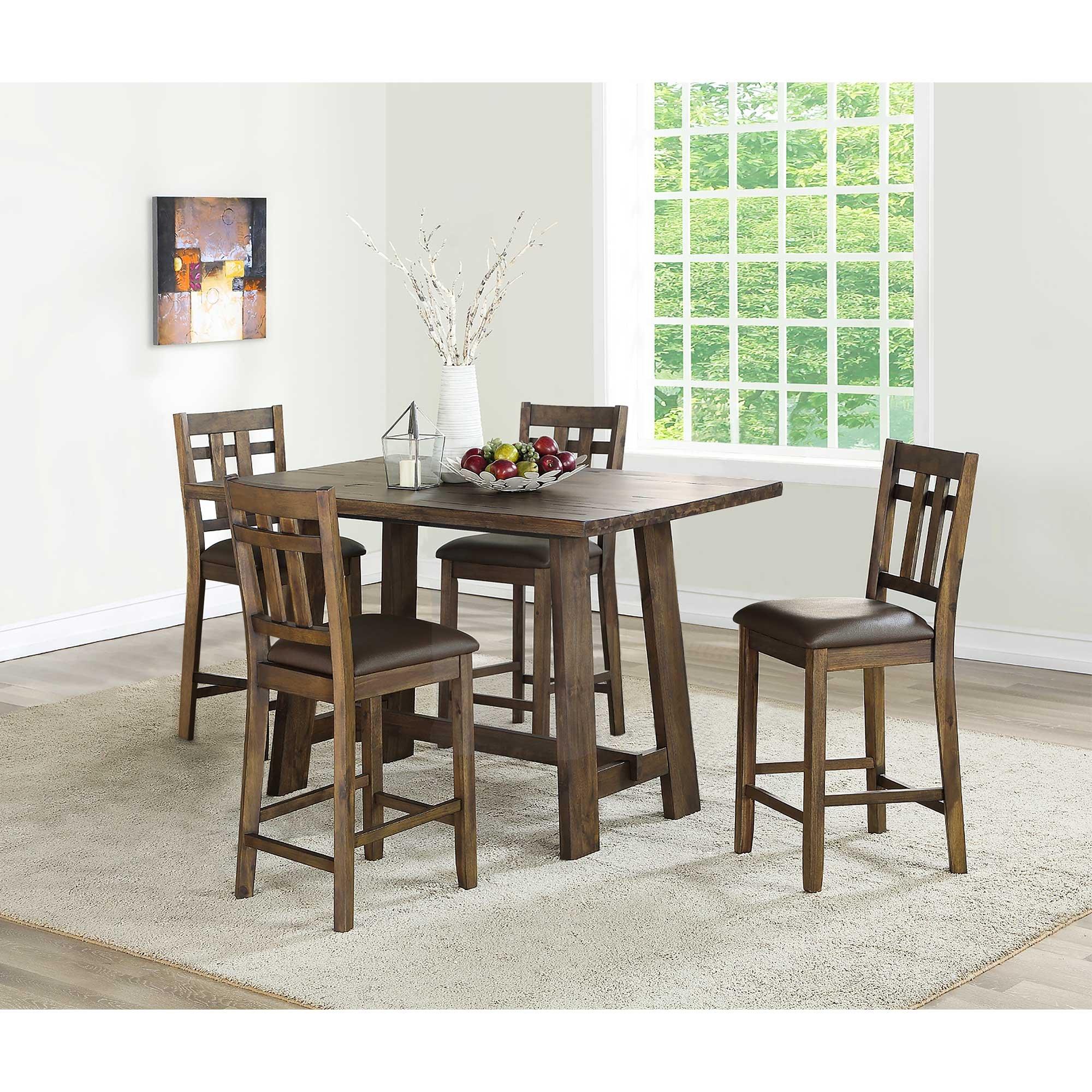 Rent to Own Steve Silver 5 Piece Saranac Counter Height Dining